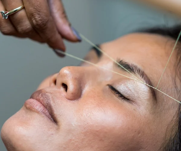 Threading service at Pandora Beauty Salon in Dubai